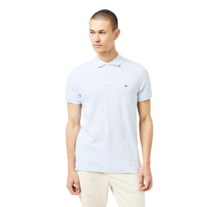 Breezy Blue - Side - Tommy Hilfiger Mens Regular Polo Shirt