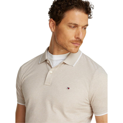 Sandalwood - Side - Tommy Hilfiger Mens Regular Polo Shirt