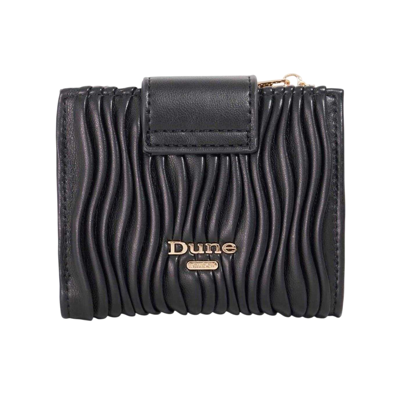 Black - Back - Dune London Kearton Textured Coin Purse