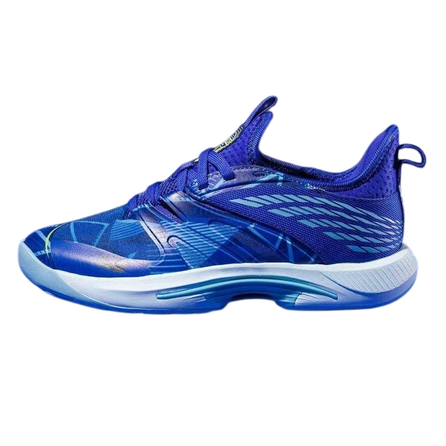 Blue - Back - K-Swiss Childrens-Kids Speed Trac Padel Shoes