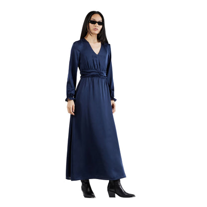 Navy Blazer - Lifestyle - Vero Moda Womens-Ladies Honey V Neck Wrap Dress