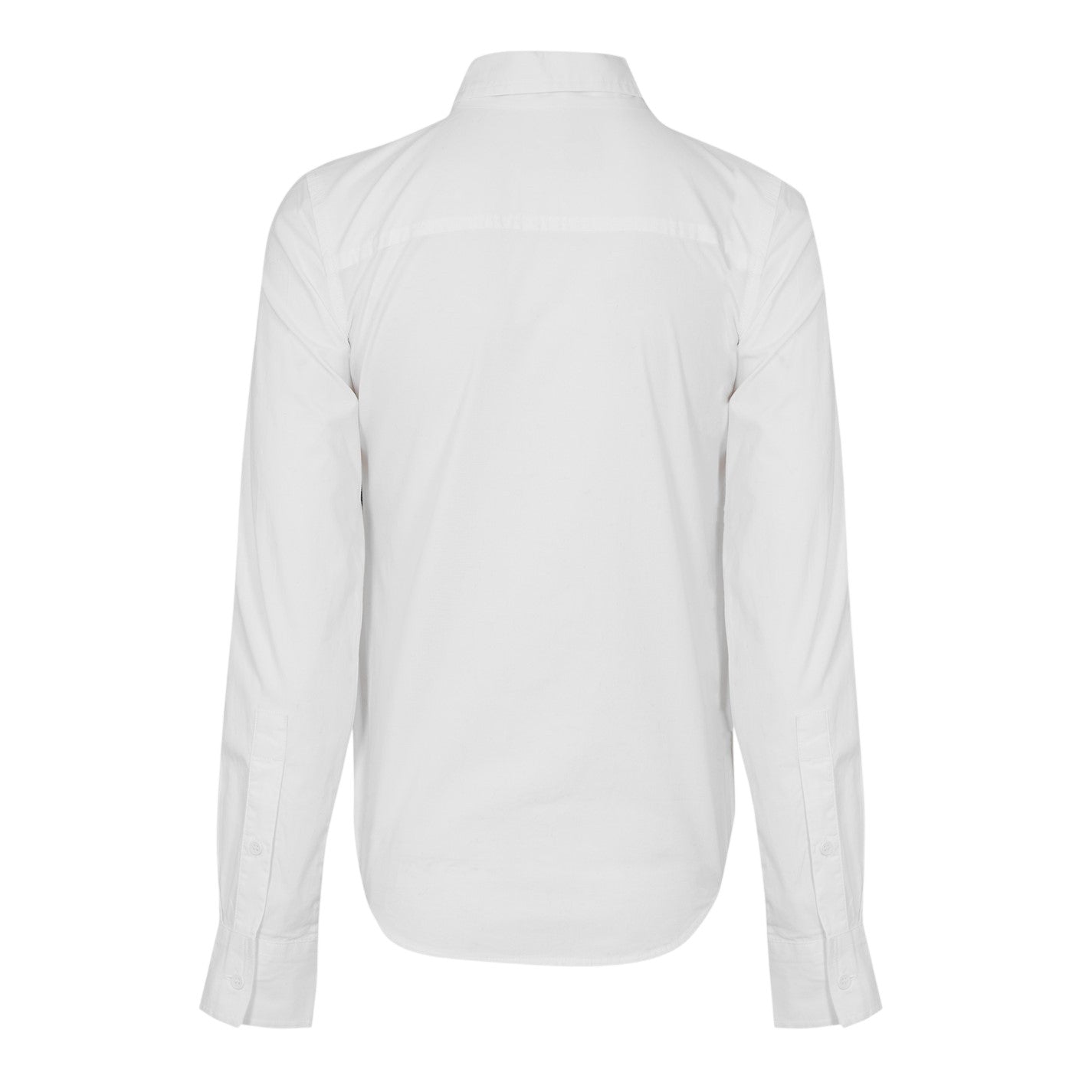 White - Back - Diesel Womens-Ladies Gisy Out Long-Sleeved Shirt