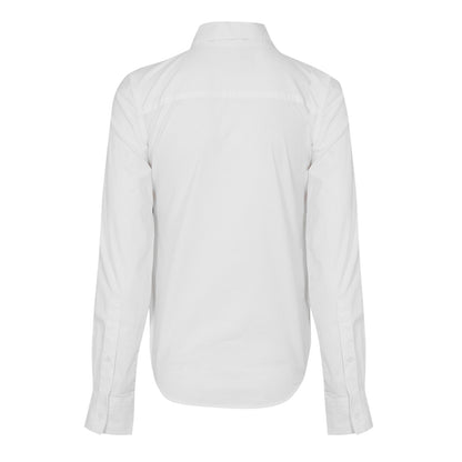 White - Back - Diesel Womens-Ladies Gisy Out Long-Sleeved Shirt