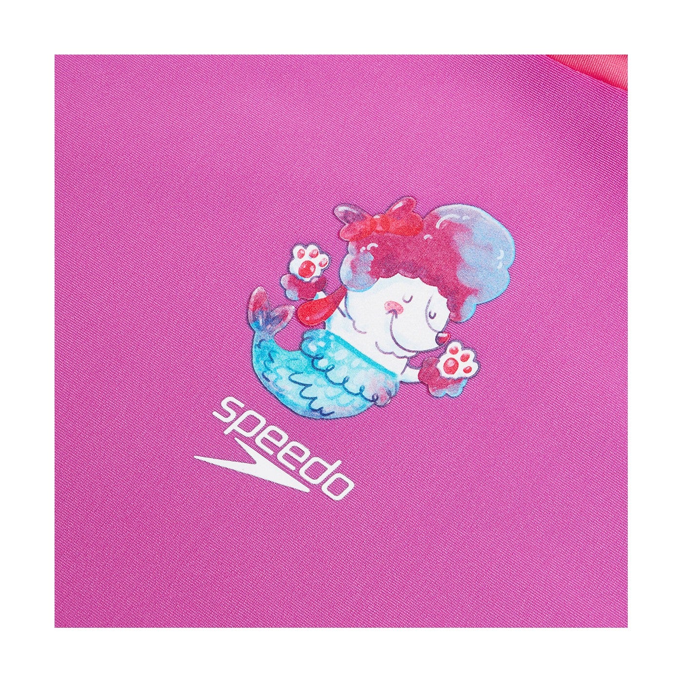 Pink - Side - Speedo Girls Sealife Rash Top