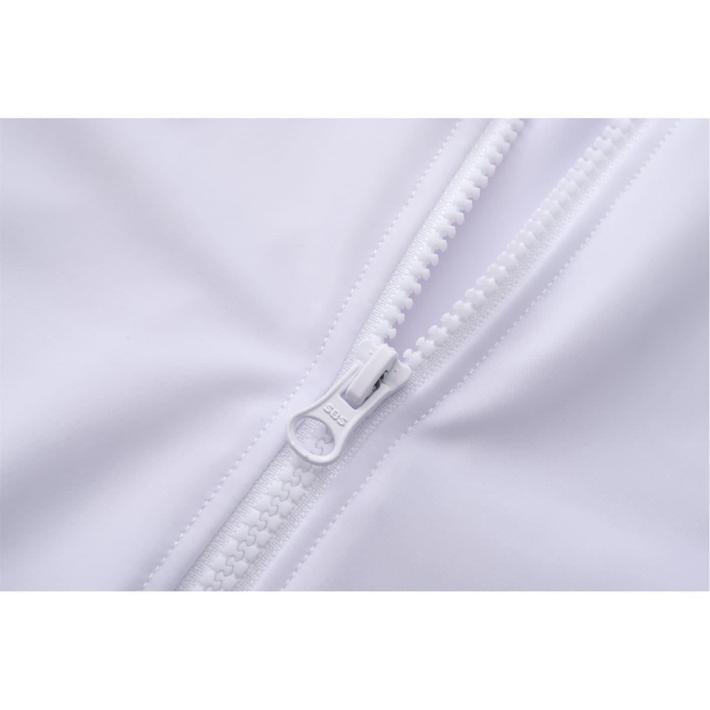 White - Lifestyle - Slazenger Womens-Ladies Palm Print Full Zip Swim Top