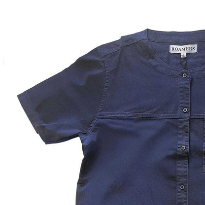 Indigo - Side - Roamers Mens Handlen Pocket Shirt