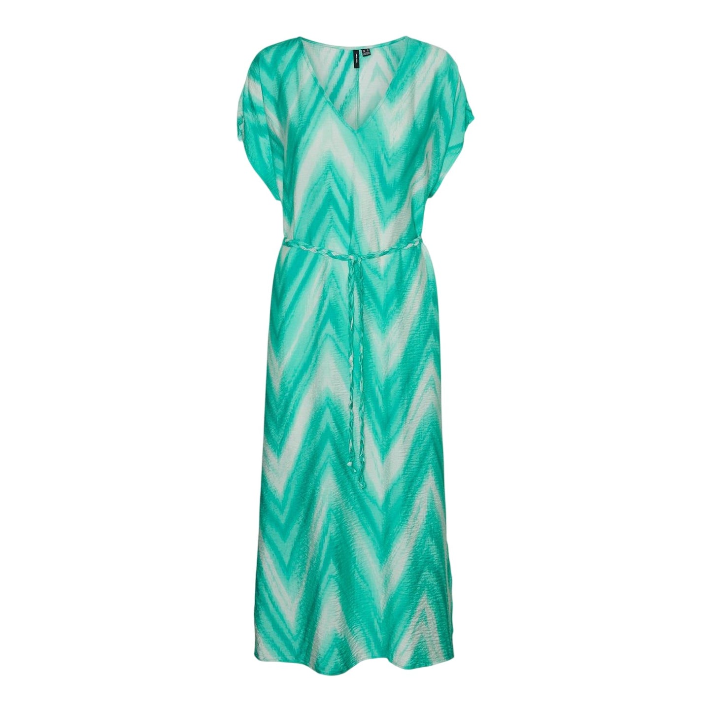Green - Front - Vero Moda Womens-Ladies Josie V Neck Midi Dress