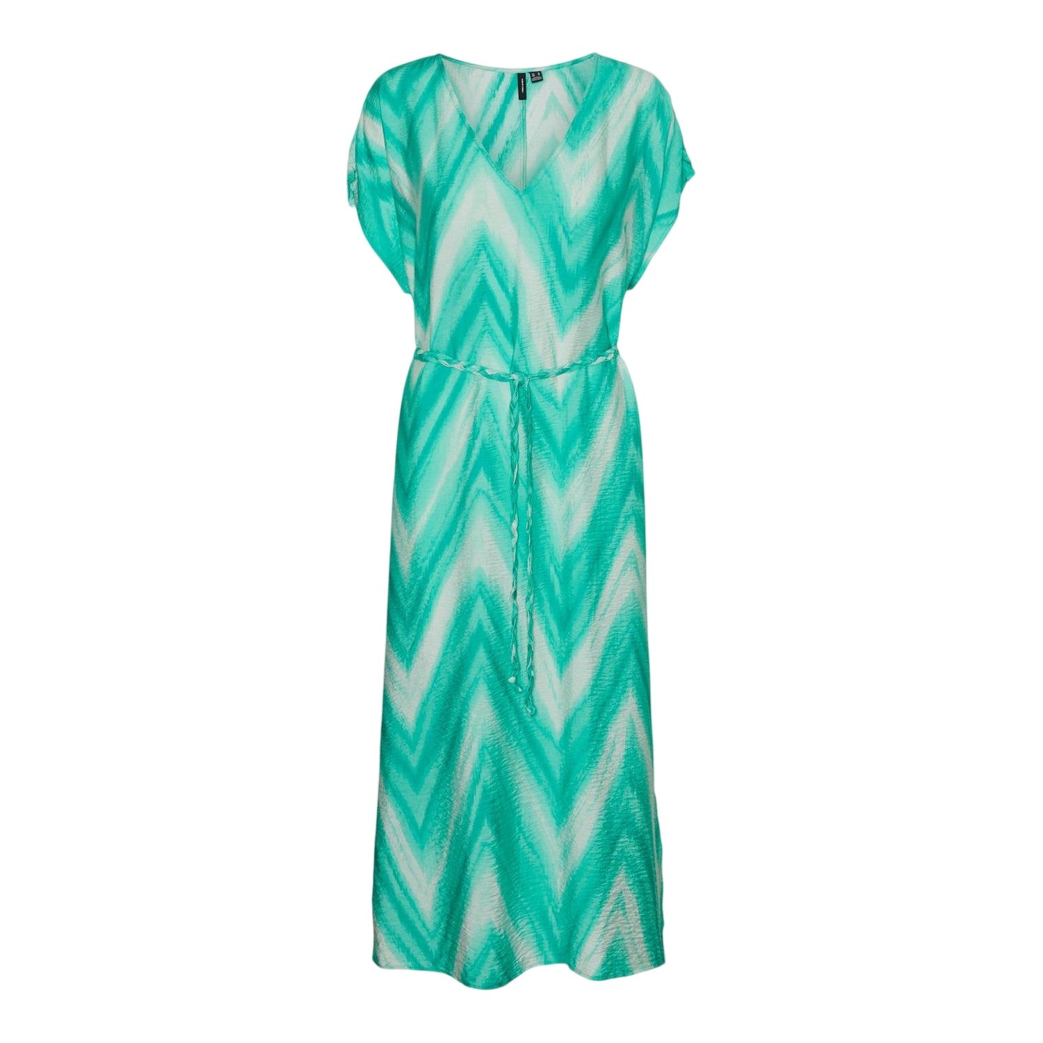 Green - Front - Vero Moda Womens-Ladies Josie V Neck Midi Dress