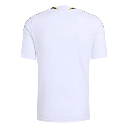 White-Blue - Back - LA Galaxy Mens 26-27 Adidas Home Jersey