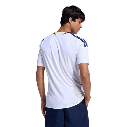 White-Blue - Pack Shot - LA Galaxy Mens 26-27 Adidas Home Jersey