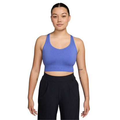 Sapphire - Front - Nike Womens-Ladies Pro Seamless Sports Bra