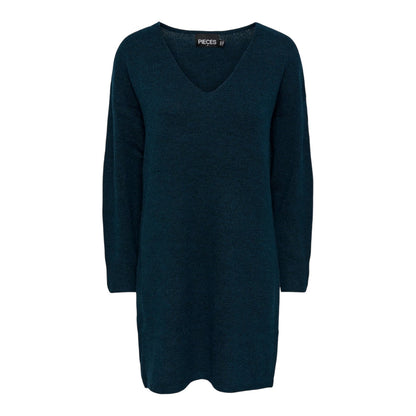 Reflecting Pond - Front - Pieces Womens-Ladies Knitted Turtle Neck Sweater Dress