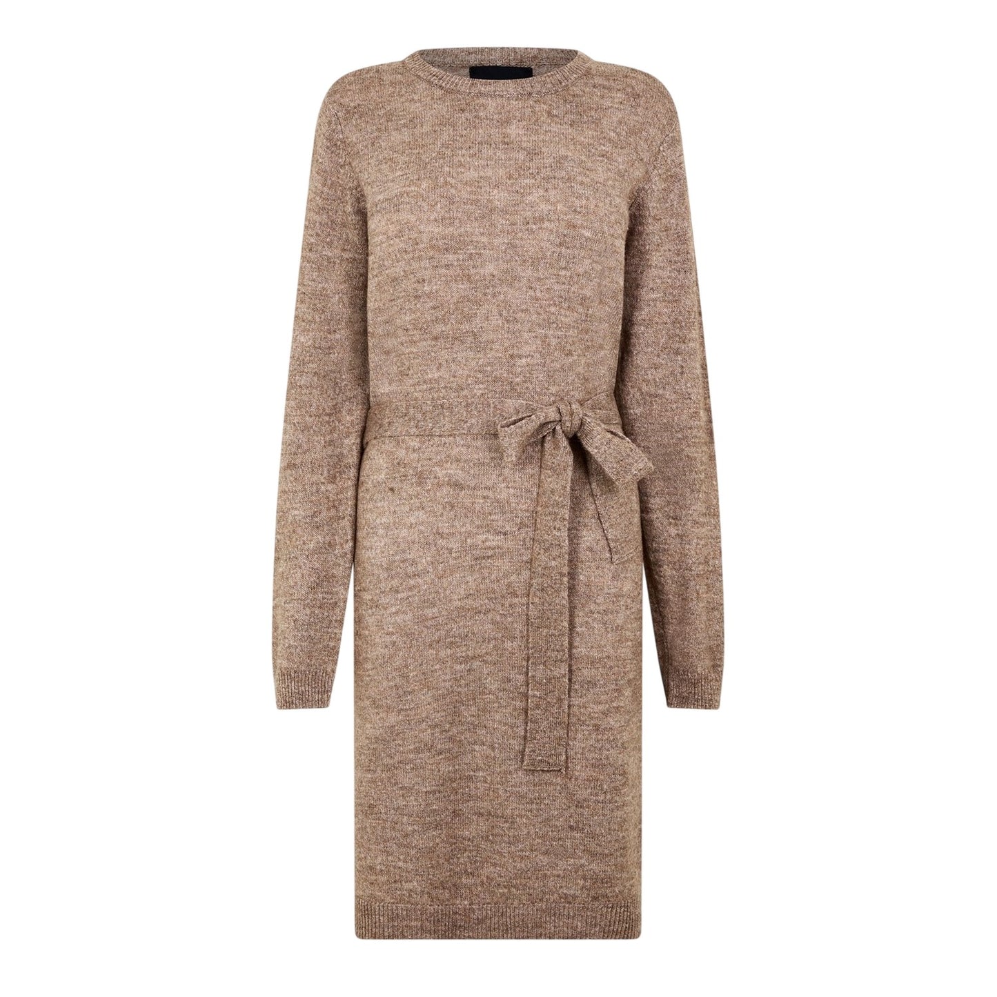 Fossil - Front - Pieces Womens-Ladies Knitted Turtle Neck Sweater Dress