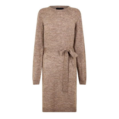 Fossil - Front - Pieces Womens-Ladies Knitted Turtle Neck Sweater Dress