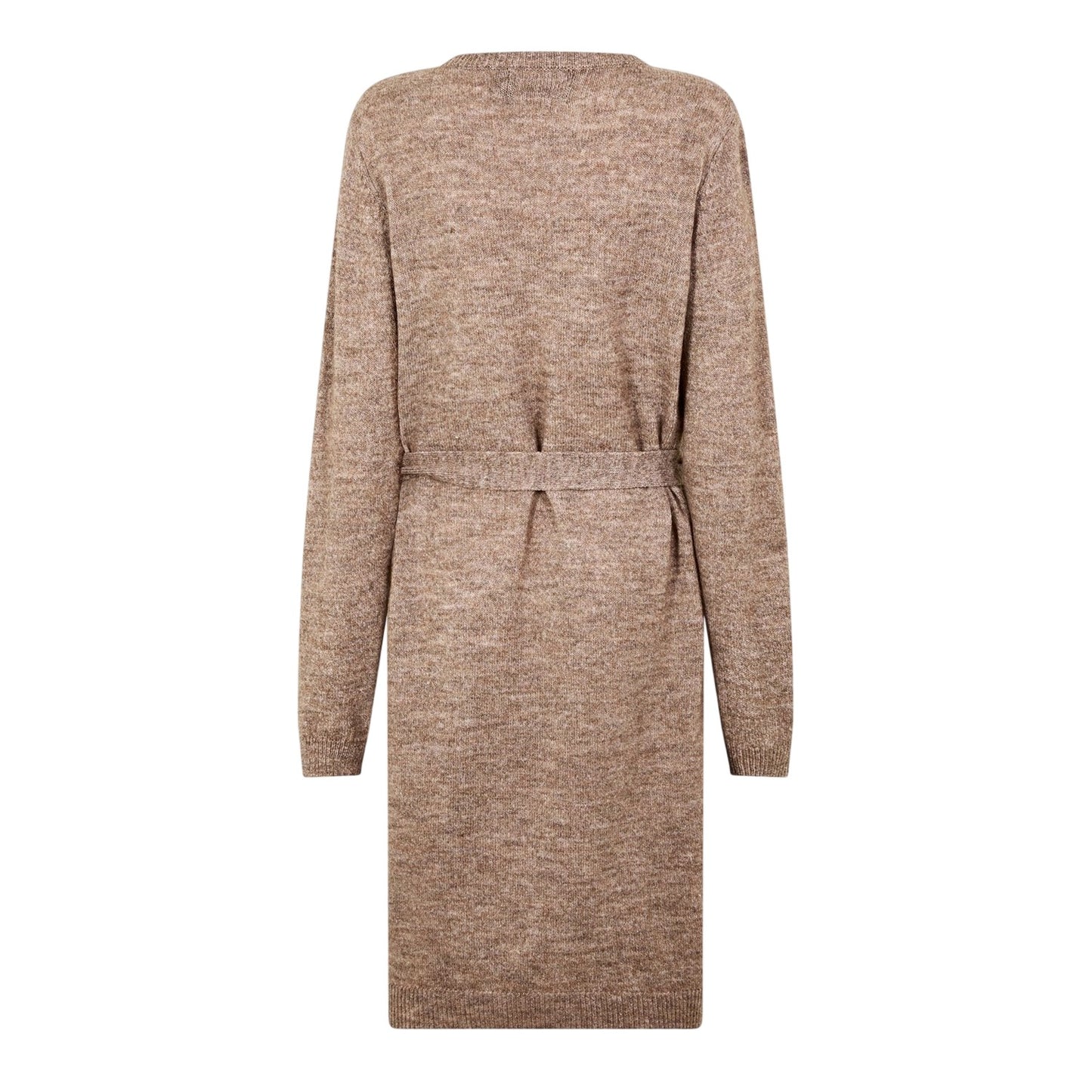 Fossil - Back - Pieces Womens-Ladies Knitted Turtle Neck Sweater Dress