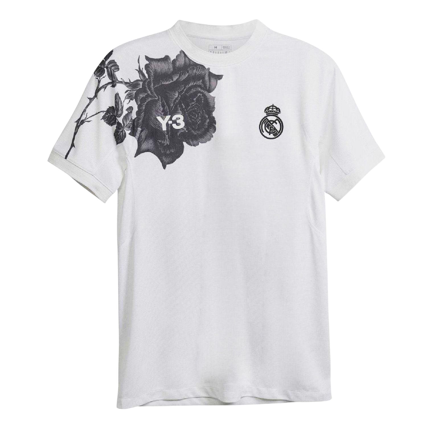 White - Front - Y-3 Mens Real Madrid CF Jersey