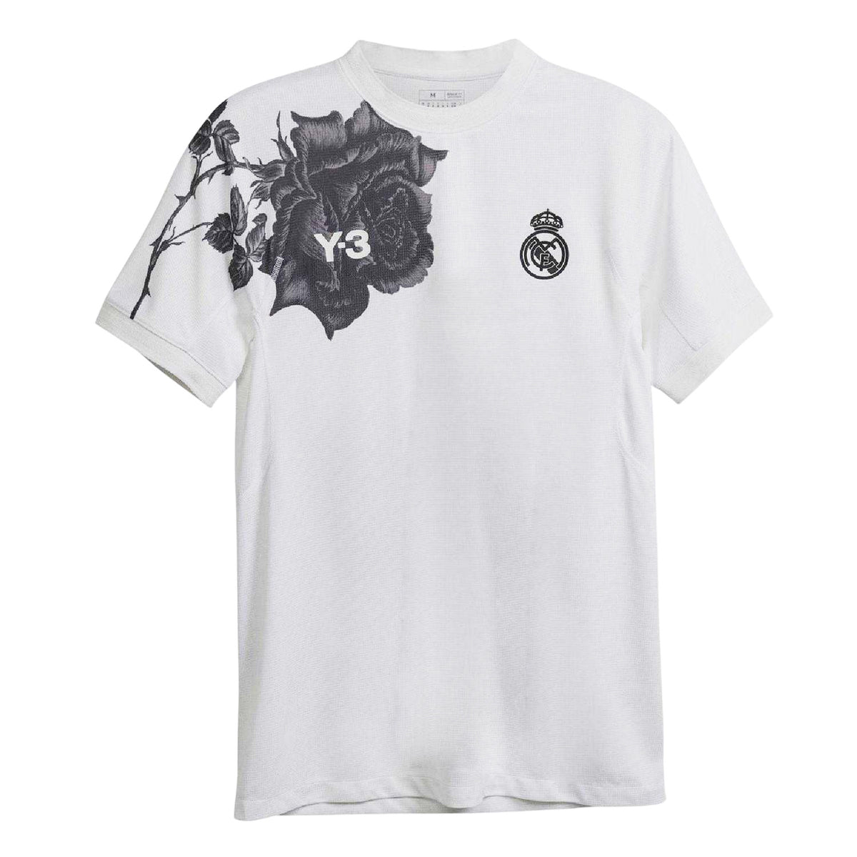 White - Front - Y-3 Mens Real Madrid CF Jersey