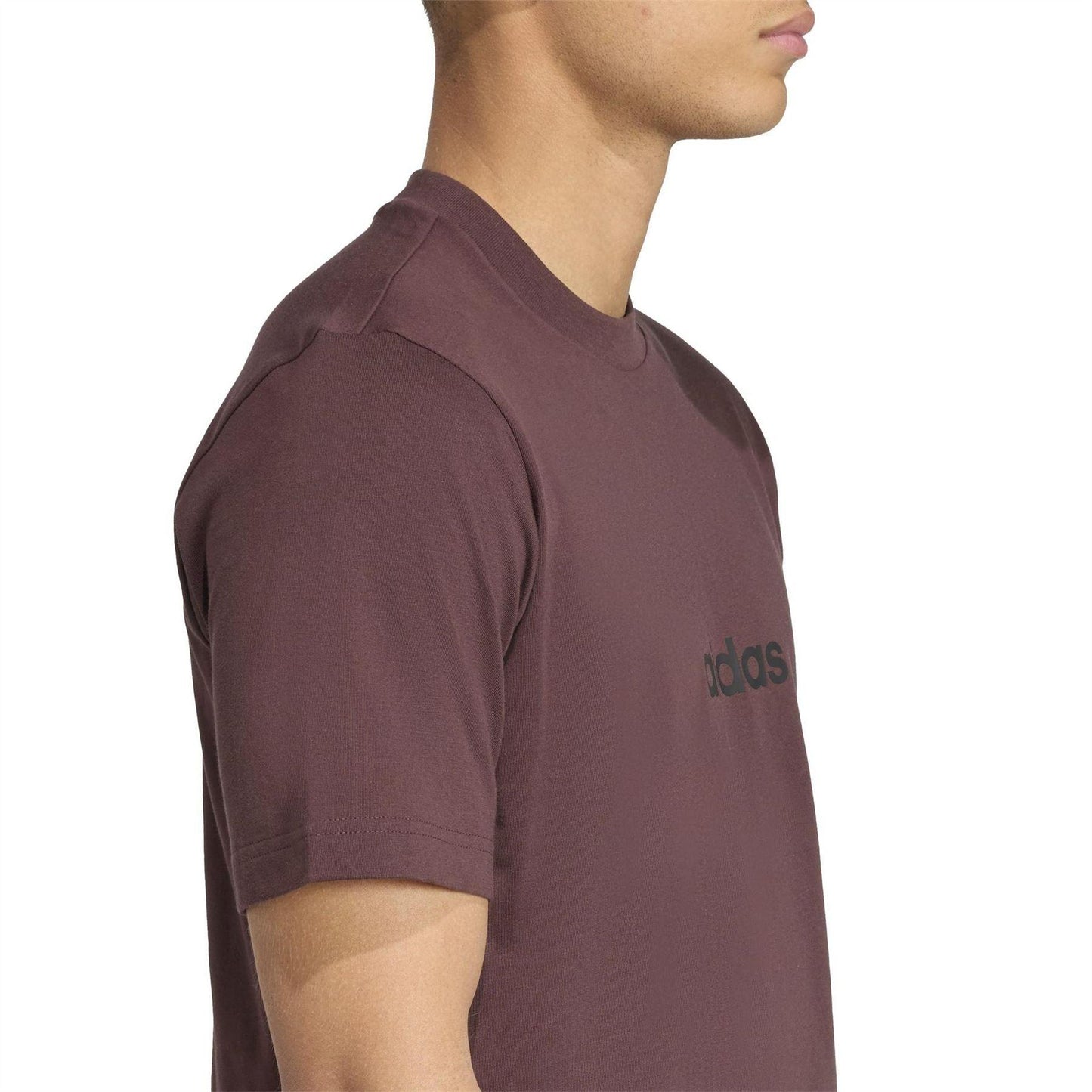 Brown - Lifestyle - Adidas Mens Essentials Logo Single Jersey T-Shirt