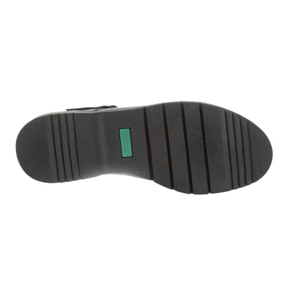 Black - Side - Kickers Womens-Ladies Finley Leather T-Bar Formal Shoes