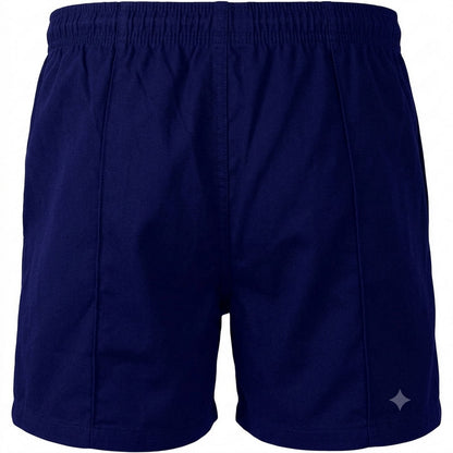 Navy - Back - Gilbert Mens Kiwi Rugby Shorts