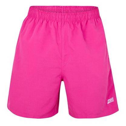 Pink - Front - Zoggs Mens Penrith Swim Shorts