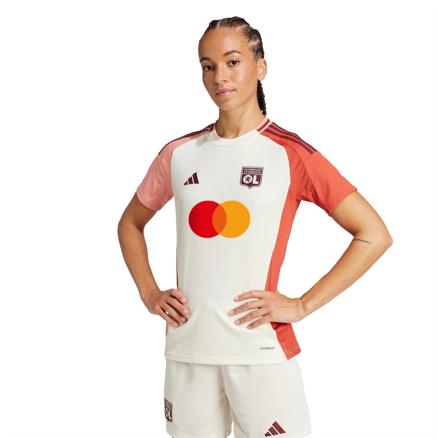 Ivory - Lifestyle - Olympique Lyonnais Womens-Ladies 24-25 Adidas Jersey