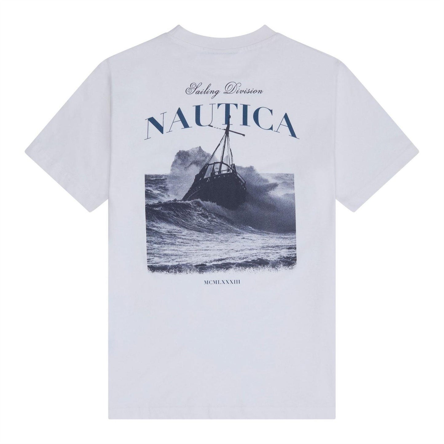 Off White - Back - Nautica Mens Kokay Graphic T-Shirt
