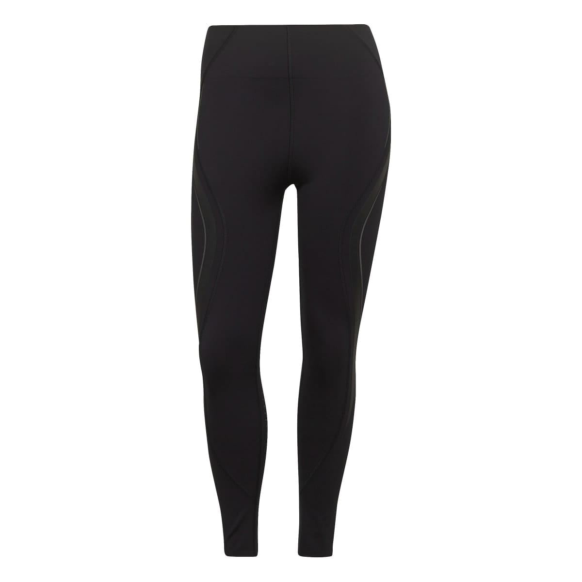 Black - Side - Adidas Womens-Ladies HIIT Luxe 45 Seconds Tailored Leggings