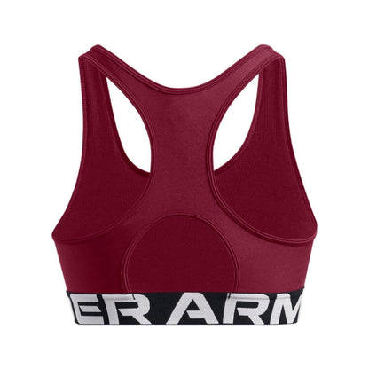 Red - Back - Under Armour Womens-Ladies Armour HeatGear Sports Bra