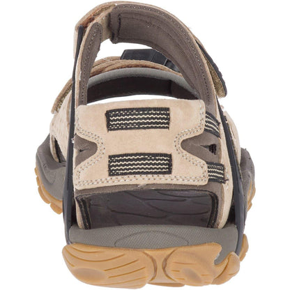 Taupe - Back - Merrell Mens Kahuna Iii Suede Sandals