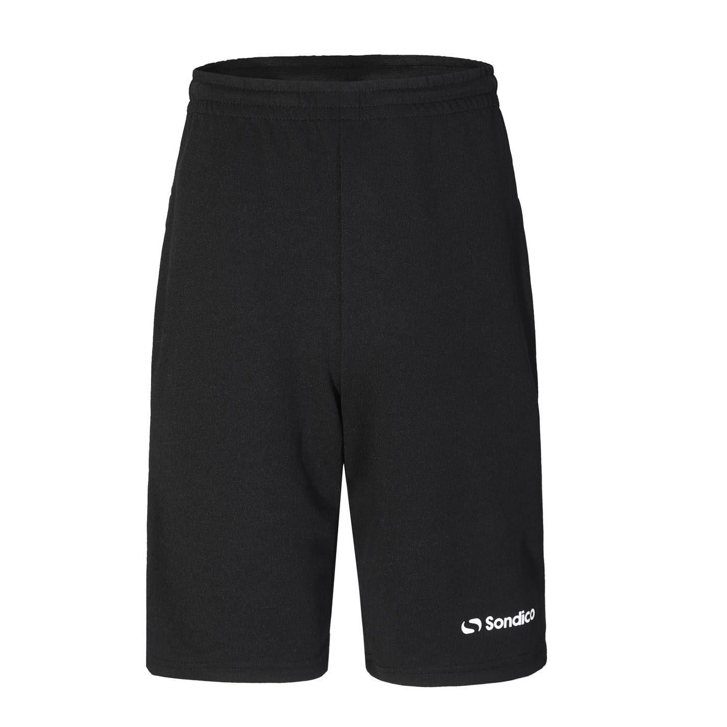Black - Front - Sondico Mens Padded Goalkeeper Shorts