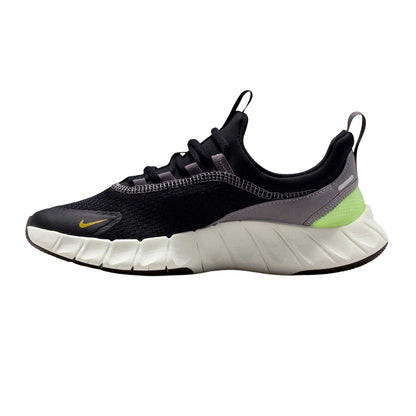 Black-Saffron - Side - Nike Childrens-Kids 5.0 Mesh Barefoot Flat Trainers