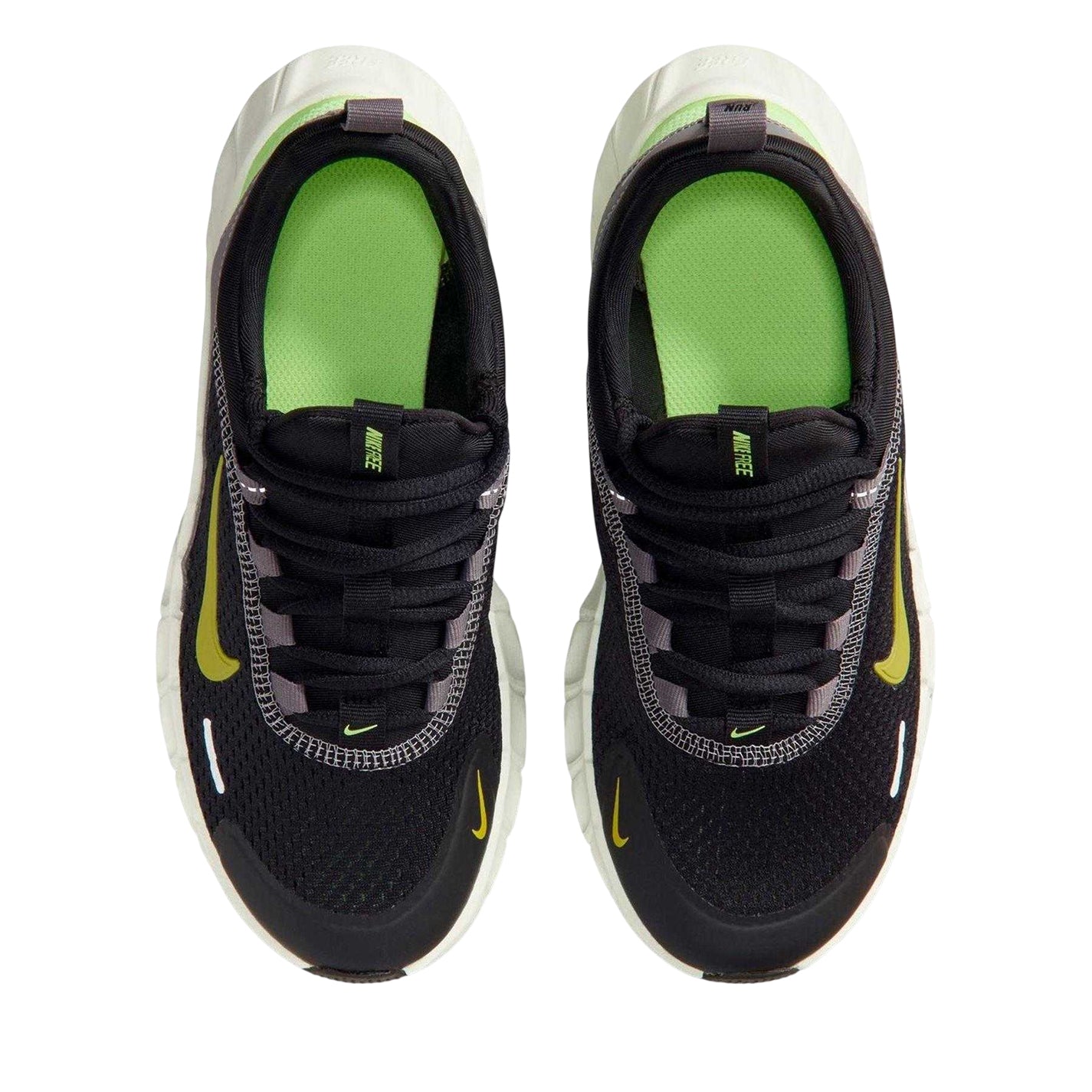 Black-Saffron - Lifestyle - Nike Childrens-Kids 5.0 Mesh Barefoot Flat Trainers
