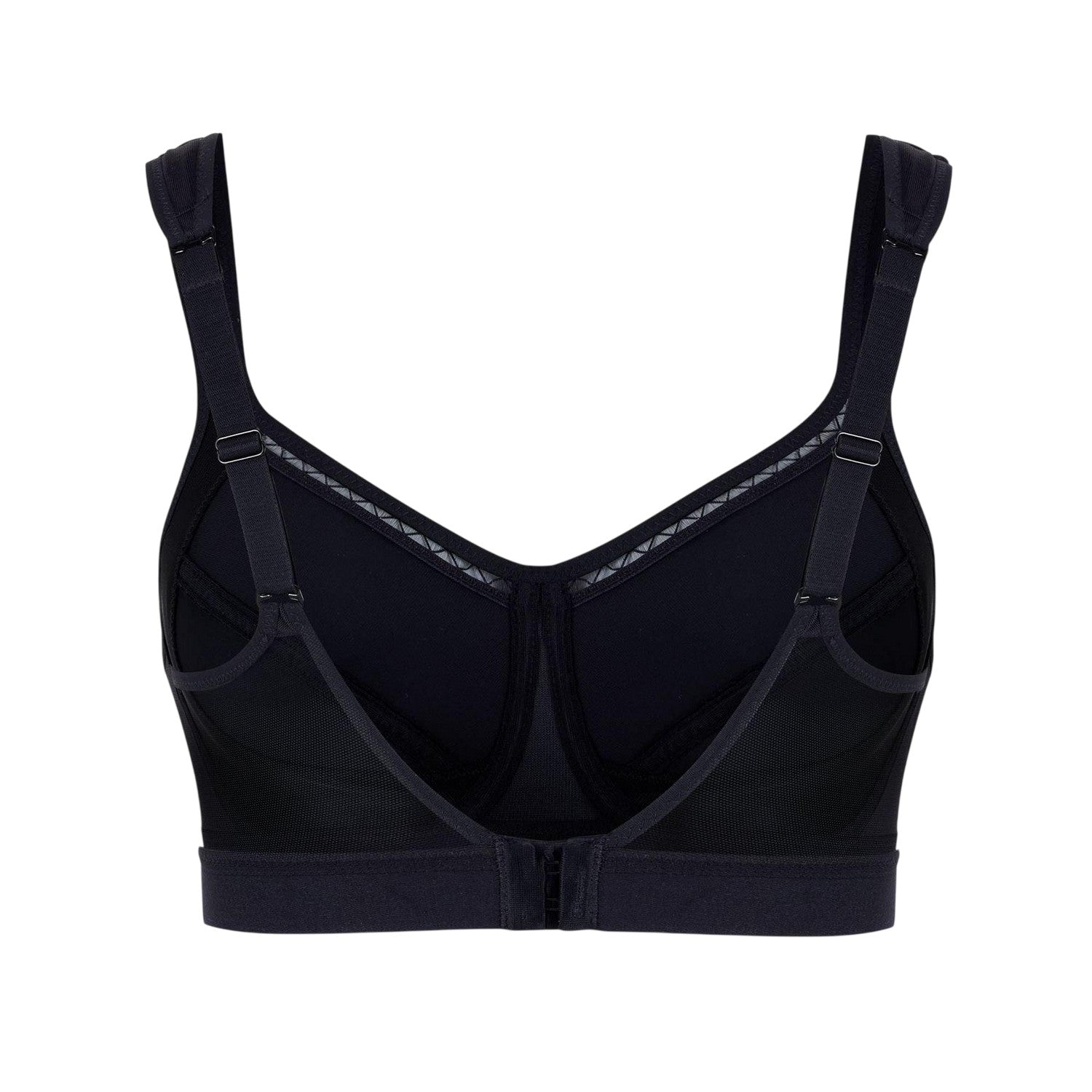 Black - Back - Champion Womens-Ladies Classic Shock Absorber Sports Bra