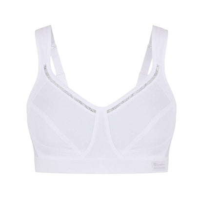 White - Front - Champion Womens-Ladies Classic Shock Absorber Sports Bra