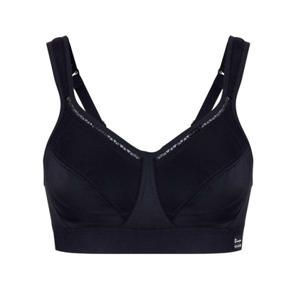 Black - Front - Champion Womens-Ladies Classic Shock Absorber Sports Bra
