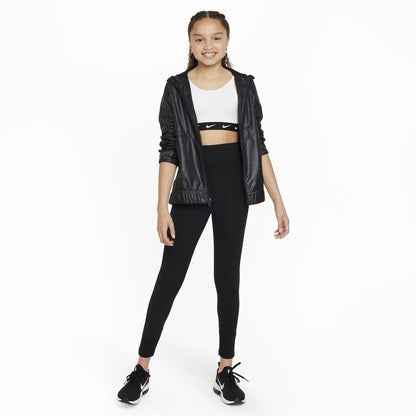 White-Black - Lifestyle - Nike Girls One Dri-FIT Sports Bra