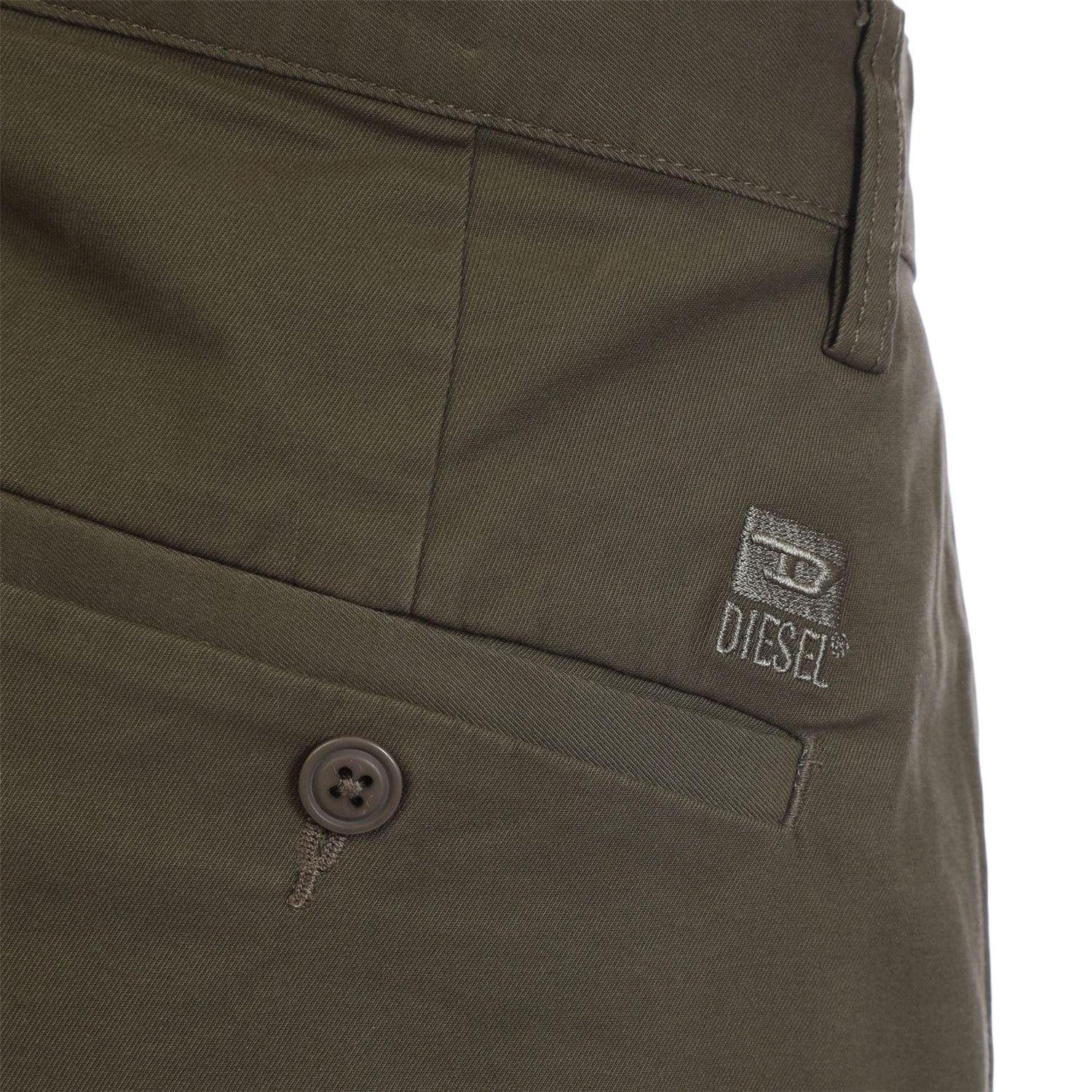 Green - Side - Diesel Mens Lars Shorts