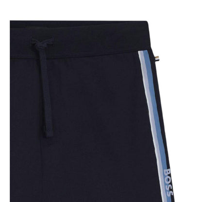 Blue - Side - Boss Mens Authentic Shorts