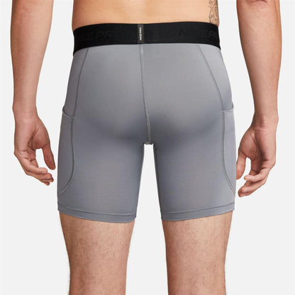 Smoke Grey - Back - Nike Mens Pro Core 9 Tight Base Layer Shorts