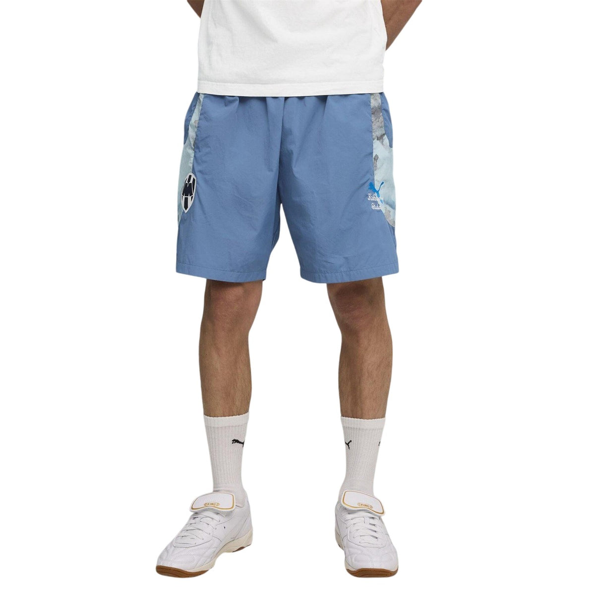 Deep Navy - Side - Puma Mens CF Monterrey Football Shorts