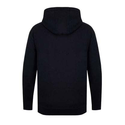 Black - Back - Firetrap Mens Logo Full Zip Hoodie