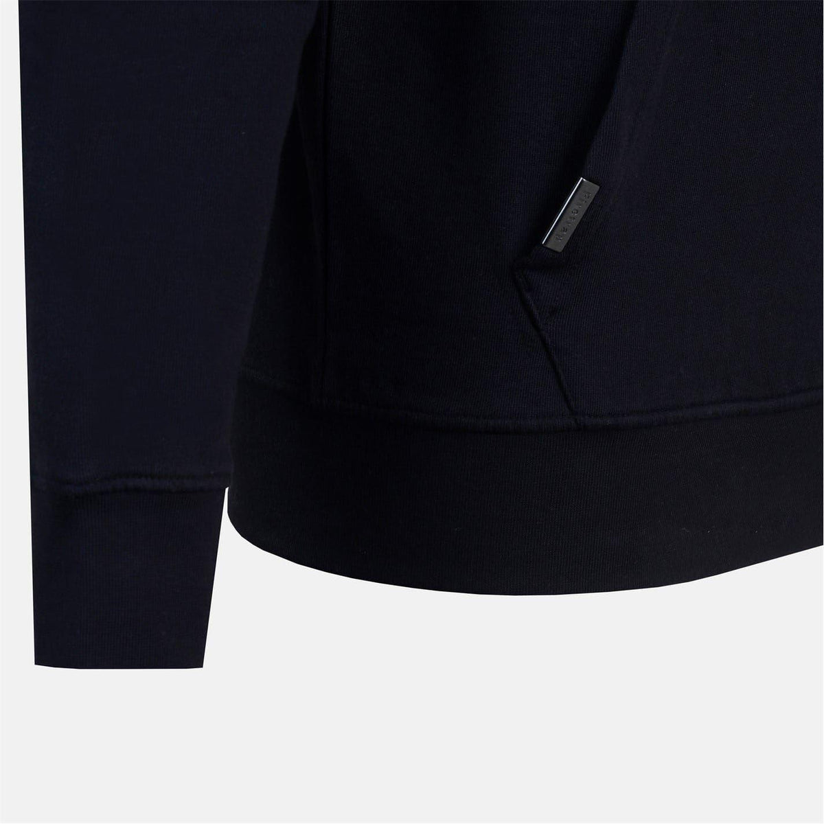 Black - Lifestyle - Firetrap Mens Logo Full Zip Hoodie