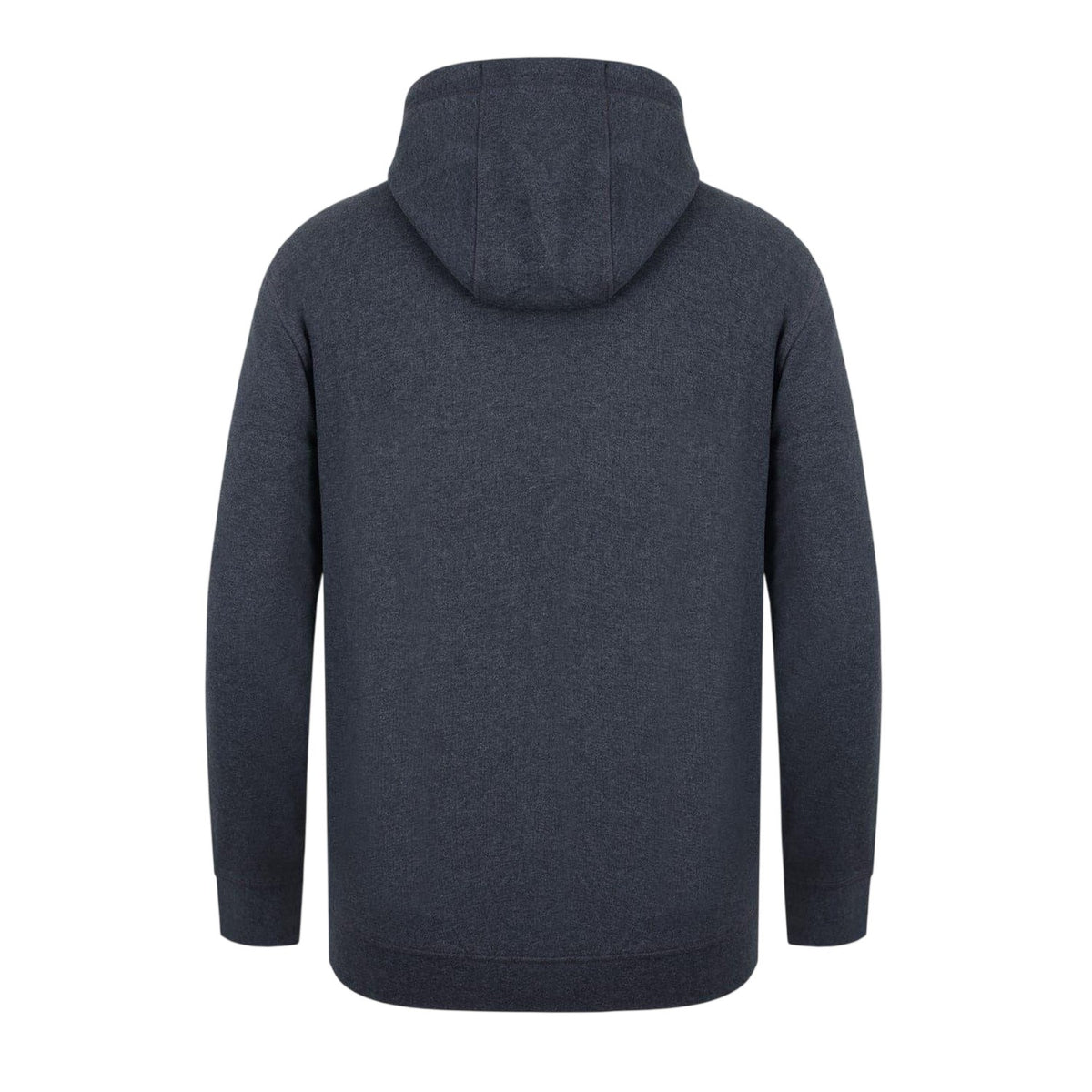 Charcoal Marl - Back - Firetrap Mens Logo Full Zip Hoodie