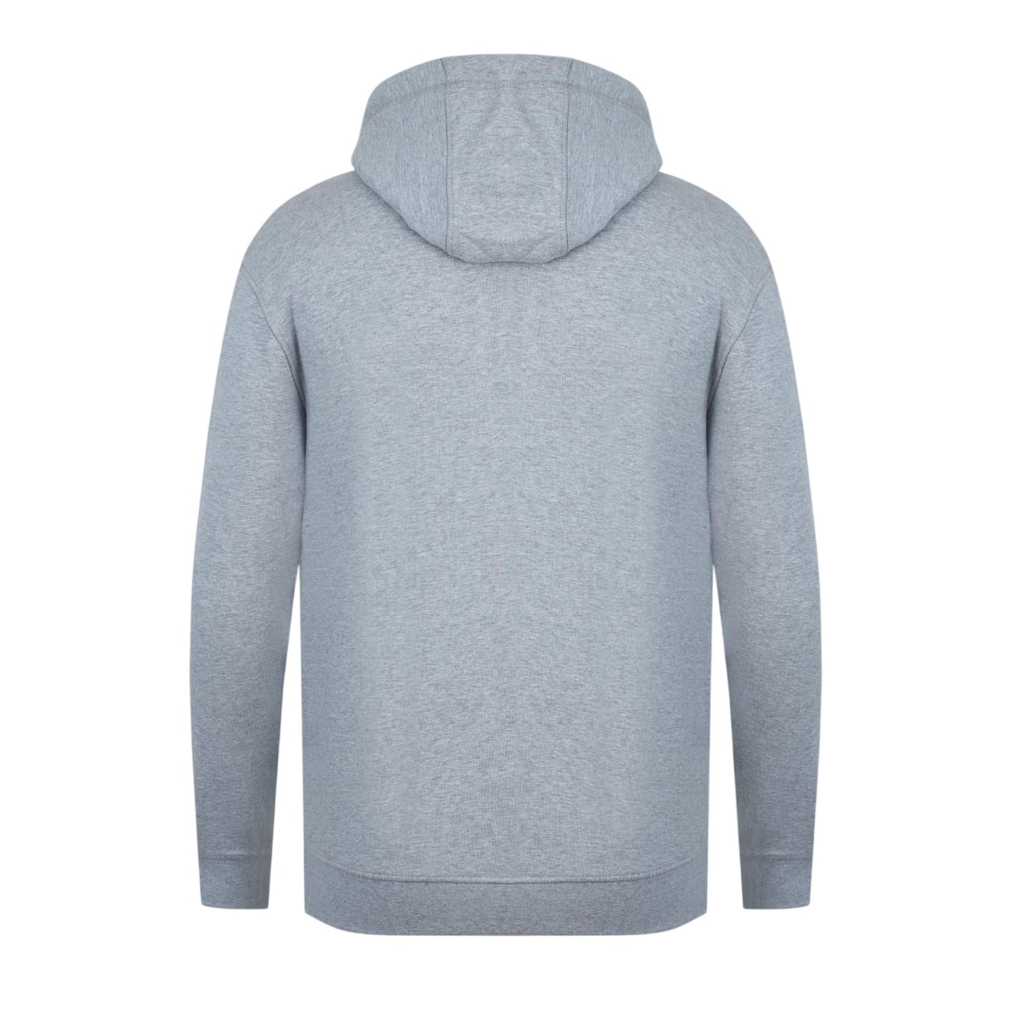 Grey Marl - Back - Firetrap Mens Logo Full Zip Hoodie