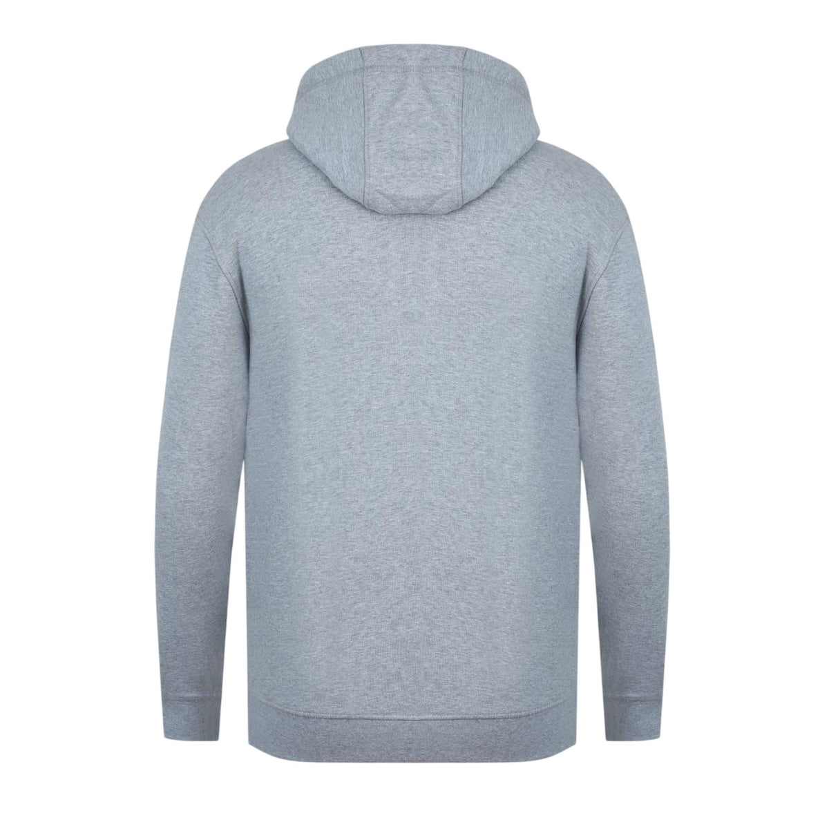 Grey Marl - Back - Firetrap Mens Logo Full Zip Hoodie