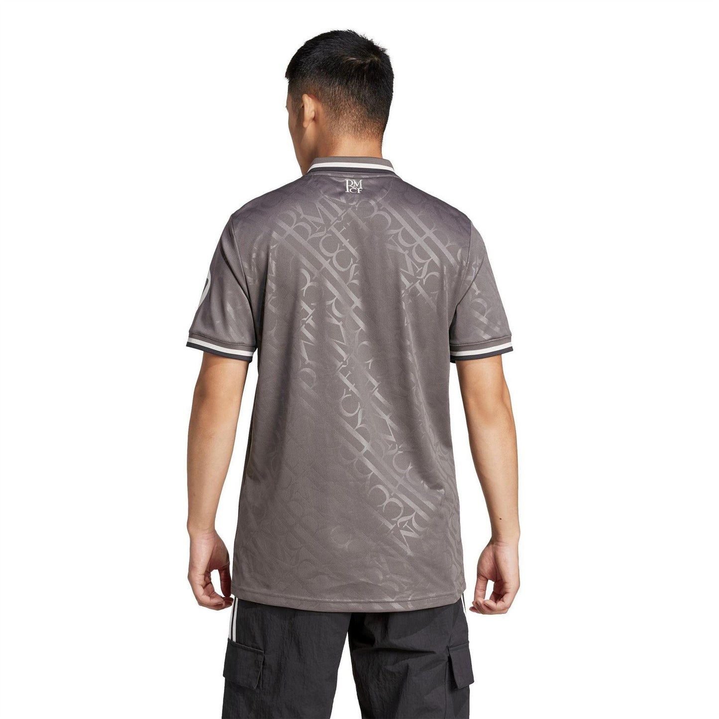 Charcoal - Pack Shot - Adidas Mens 24-25 Real Madrid CF Polo Jersey