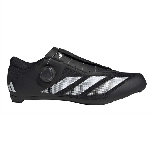 Core Black - Front - Adidas Mens Tempo 3 Stripes BOA Lacing System Cycling Shoes