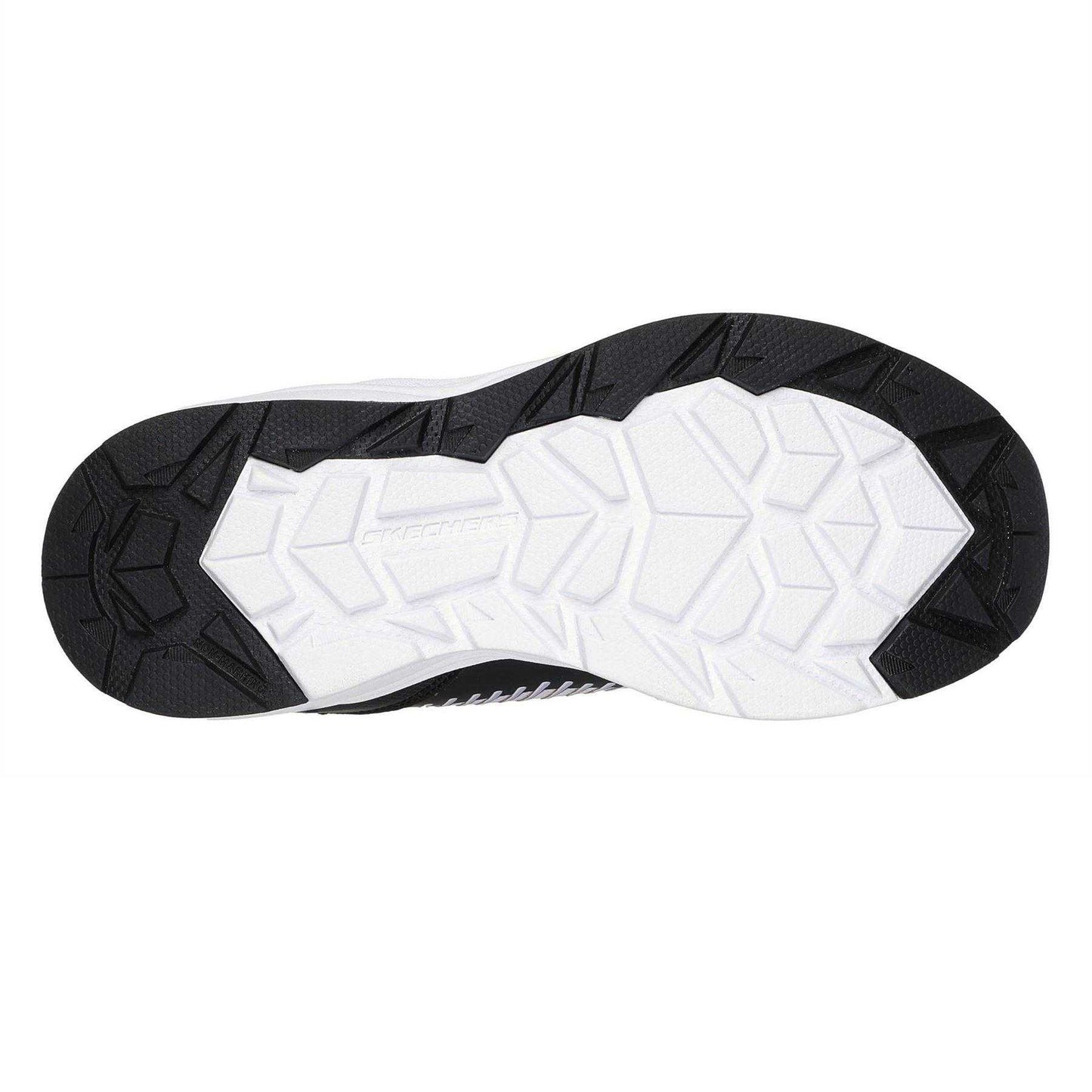 Black-Lavender - Back - Skechers Childrens-Kids Adventurer Low Cut Trainers