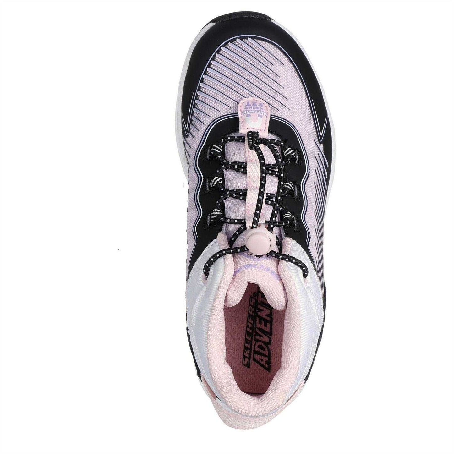 Black-Lavender - Lifestyle - Skechers Childrens-Kids Adventurer Low Cut Trainers